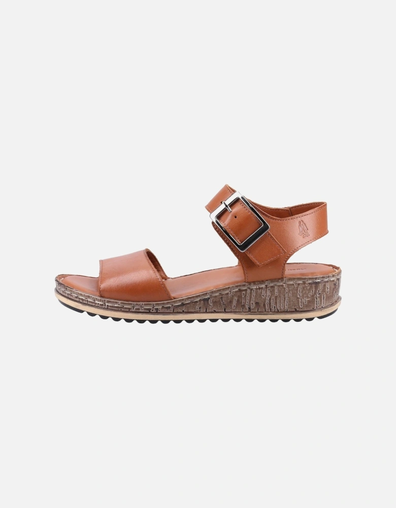 Ellie Leather Women's Tan Sandals