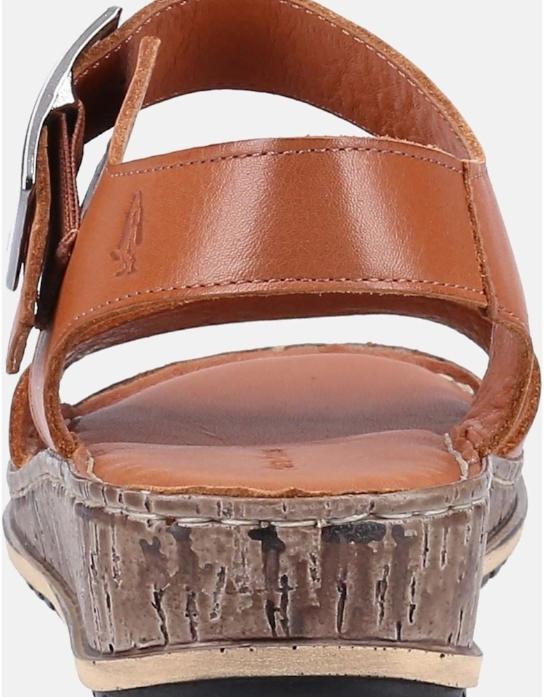 Ellie Leather Women's Tan Sandals