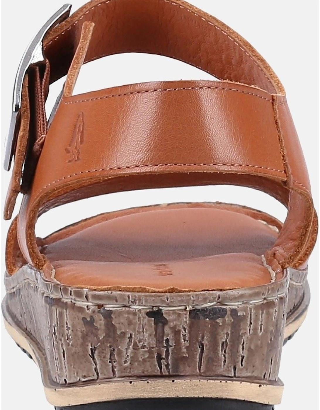 Ellie Leather Women's Tan Sandals