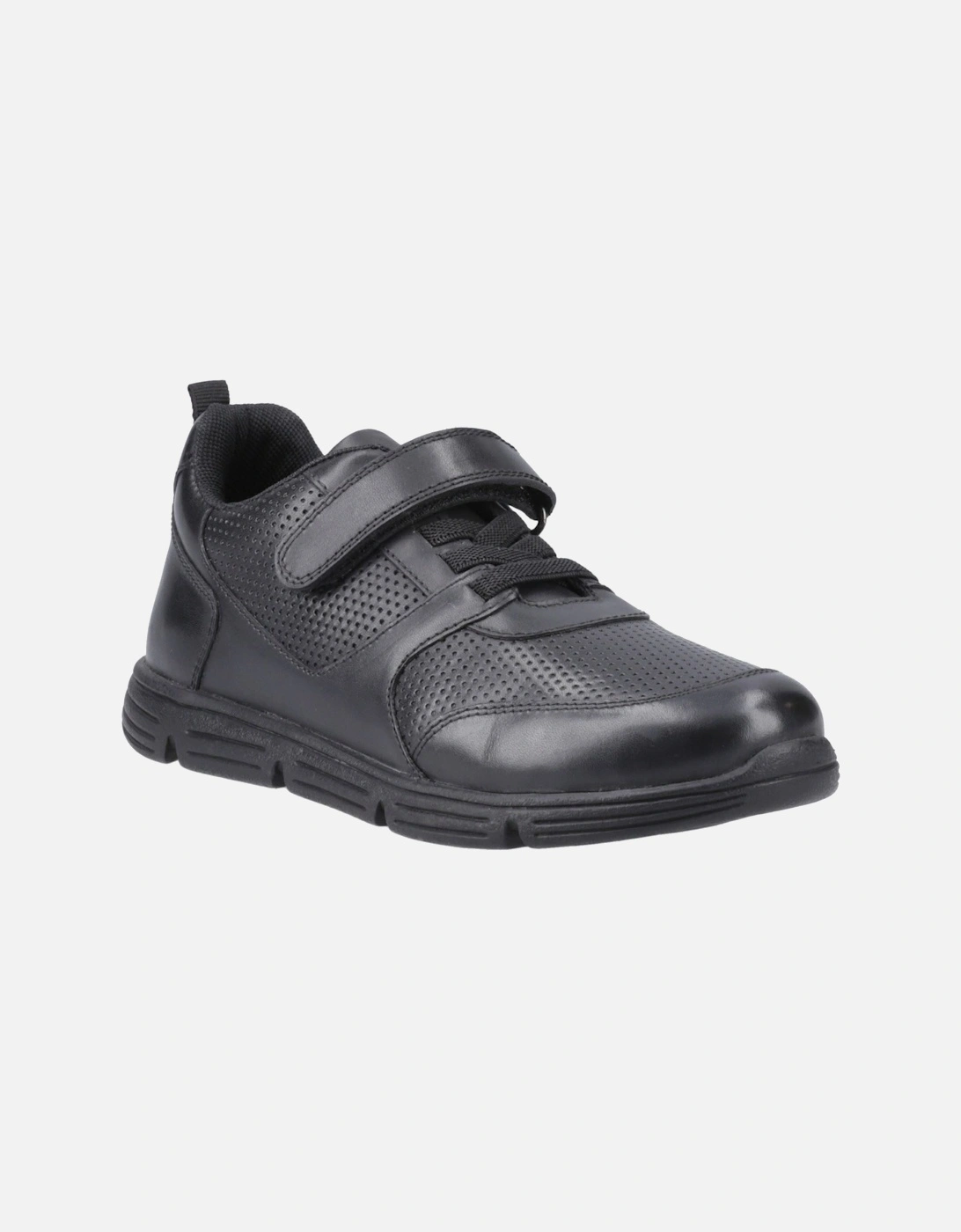 Alfie Bungee Snr Leather Boys's Black Shoes, 6 of 5