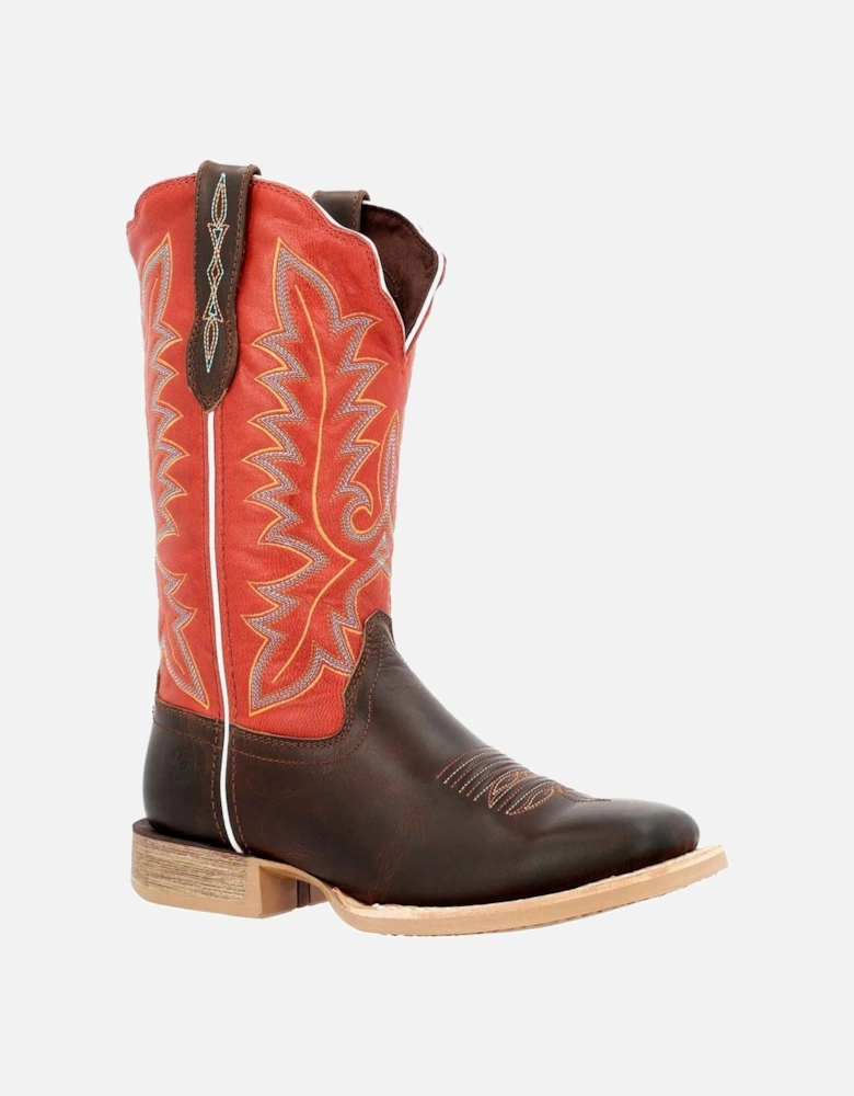 Lady Rebel Pro Leather Women's Hickory/Chili Pepper Boots