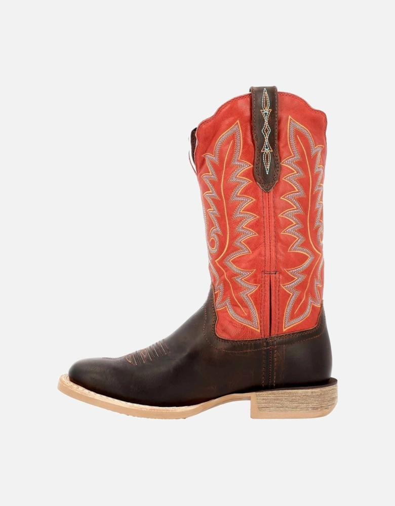 Lady Rebel Pro Leather Women's Hickory/Chili Pepper Boots