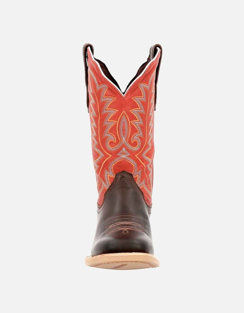 Lady Rebel Pro Leather Women's Hickory/Chili Pepper Boots