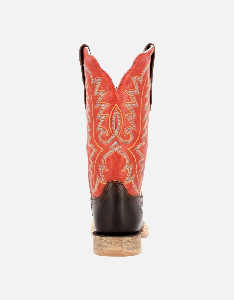 Lady Rebel Pro Leather Women's Hickory/Chili Pepper Boots