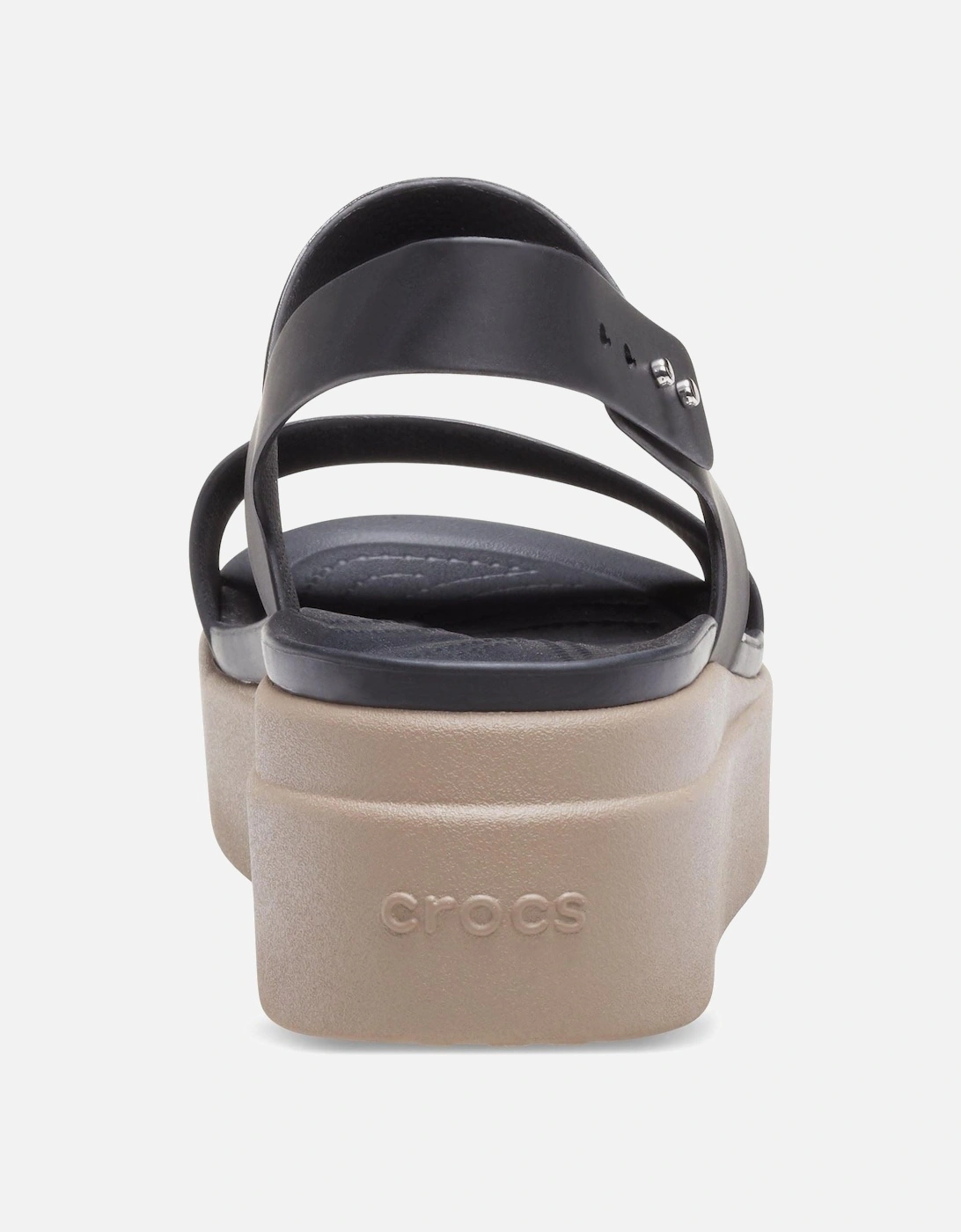 Brooklyn Low Wedge Thermoplastic Women's Black/Mushroom Sandals