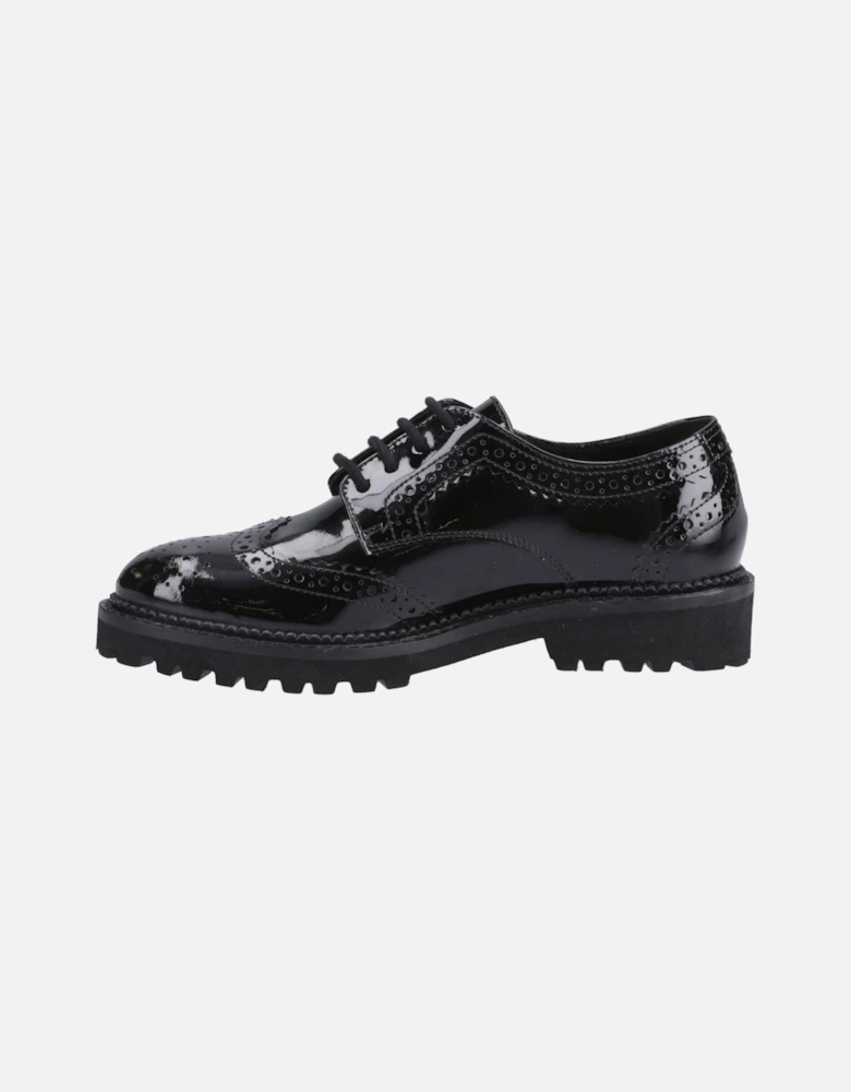 Gabi Lace Up Leather Girls's Black Brogues