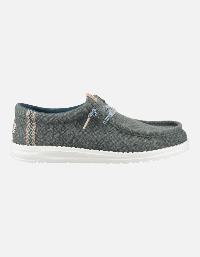 HEYDUDE Wally Jute Jute Men's Sea Green Moccasins Shoes