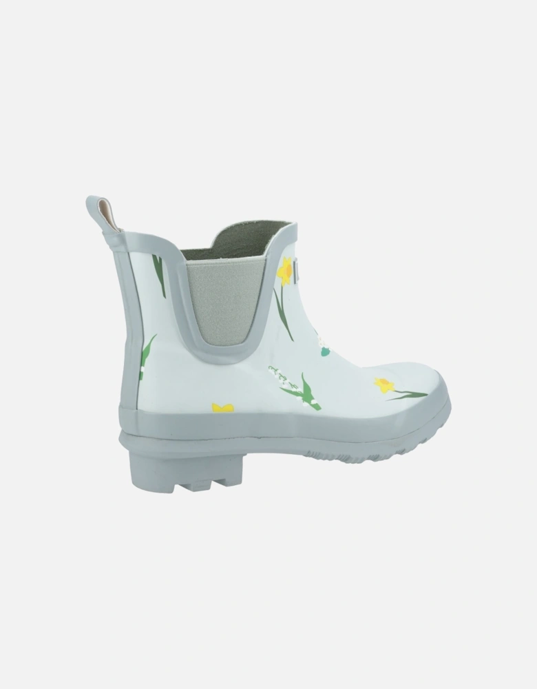 Wildflower Ankle Rubber Women's Mint Wellington Boots