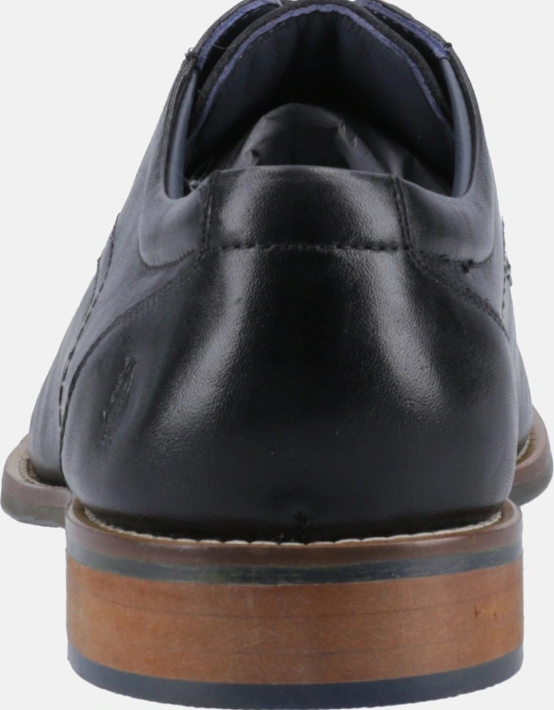 Damien Lace Up Leather Men's Black Lace-Up Shoes