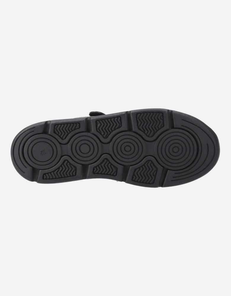 Alfie Bungee Jnr Leather Boys's Black Shoes