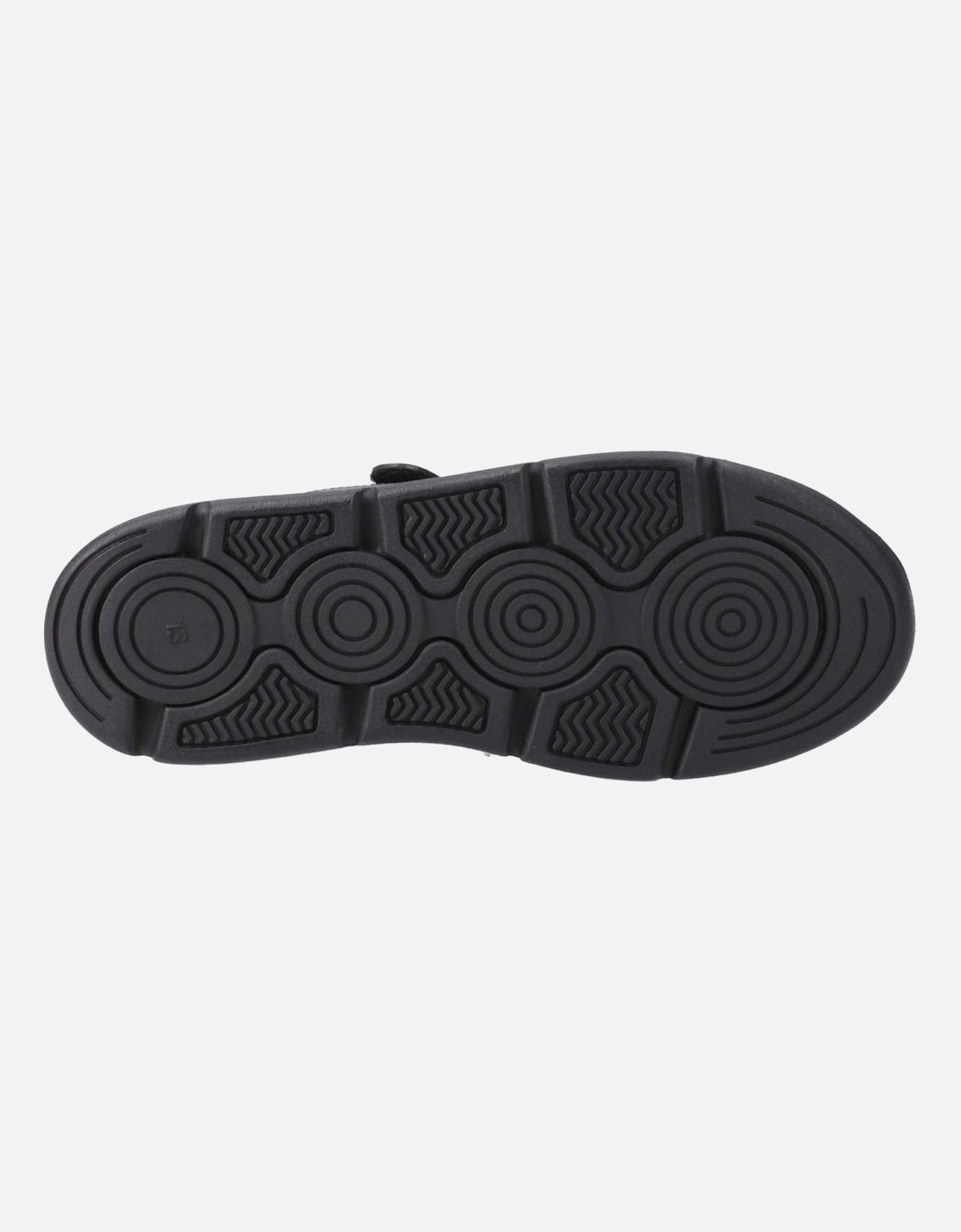 Alfie Bungee Jnr Leather Boys's Black Shoes