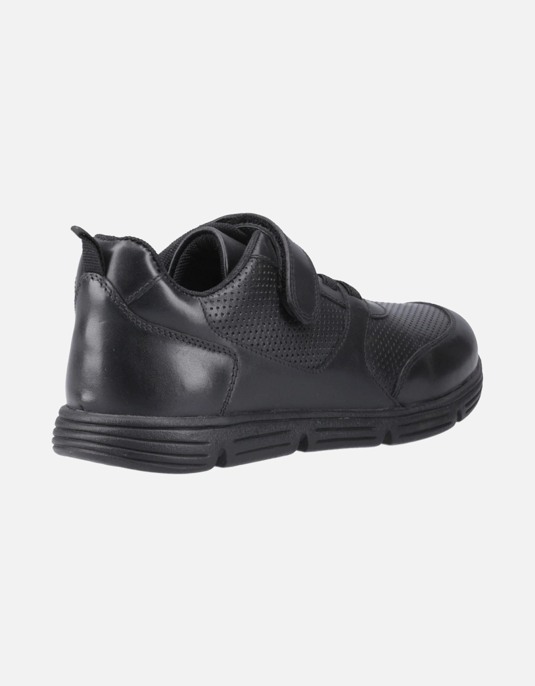 Alfie Bungee Jnr Leather Boys's Black Shoes