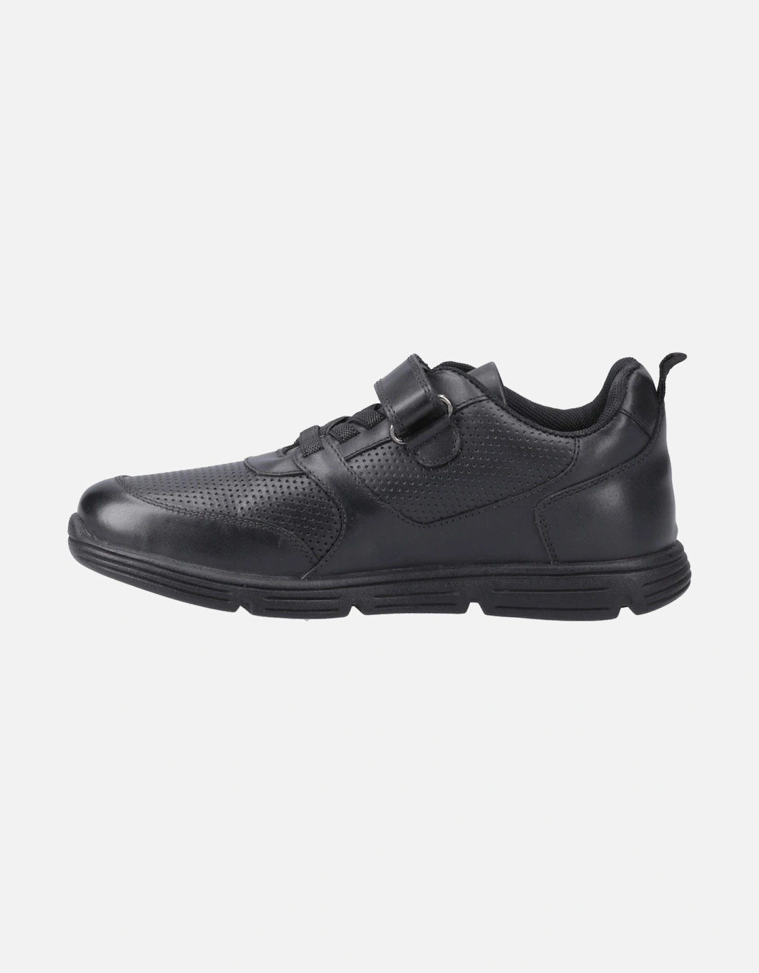 Alfie Bungee Jnr Leather Boys's Black Shoes