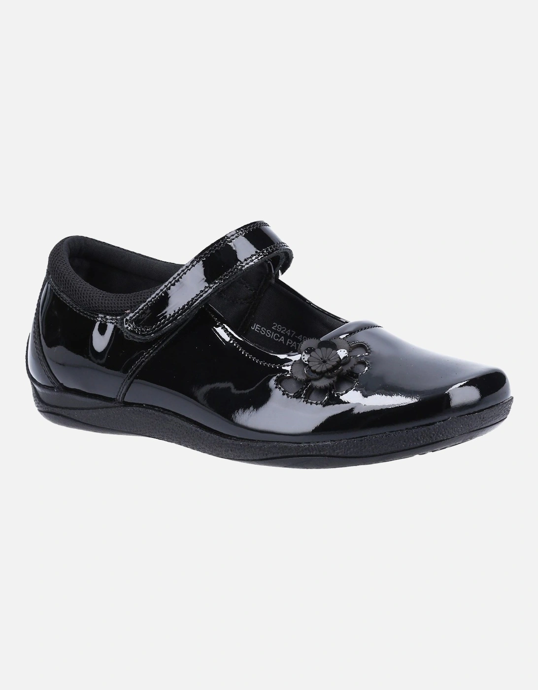 Jessica Senior Patent Leather Girls's Patent Black Shoes, 6 of 5