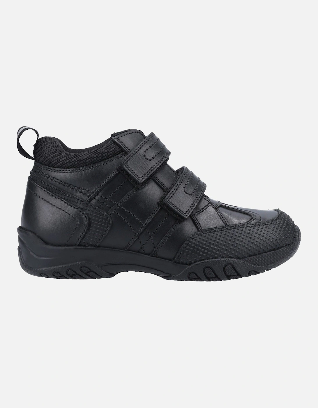 Jezza Senior Leather Boys's Black Boots