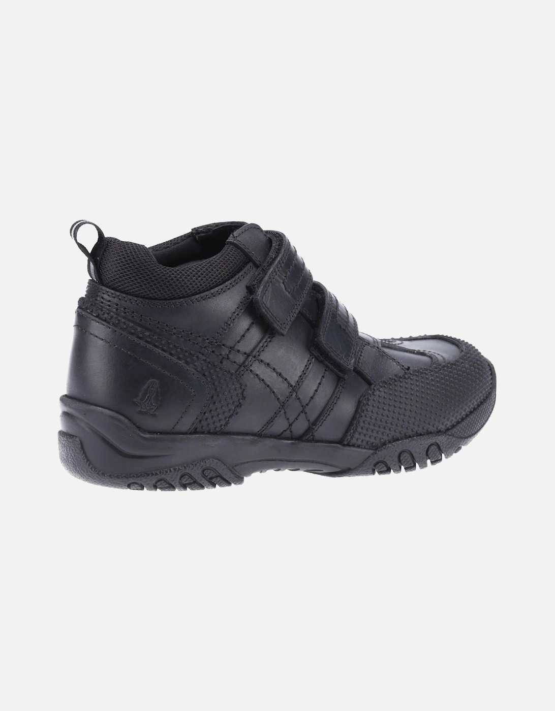 Jezza Senior Leather Boys's Black Boots