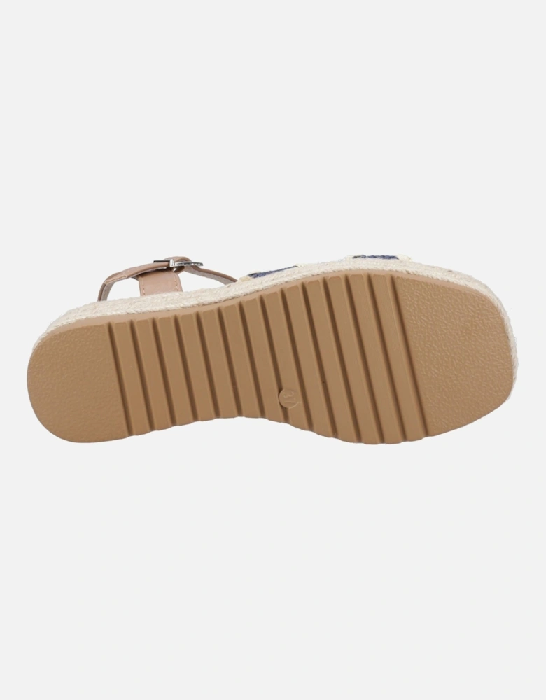 Jemma Espadrille Polyurethane Women's Navy Sandals