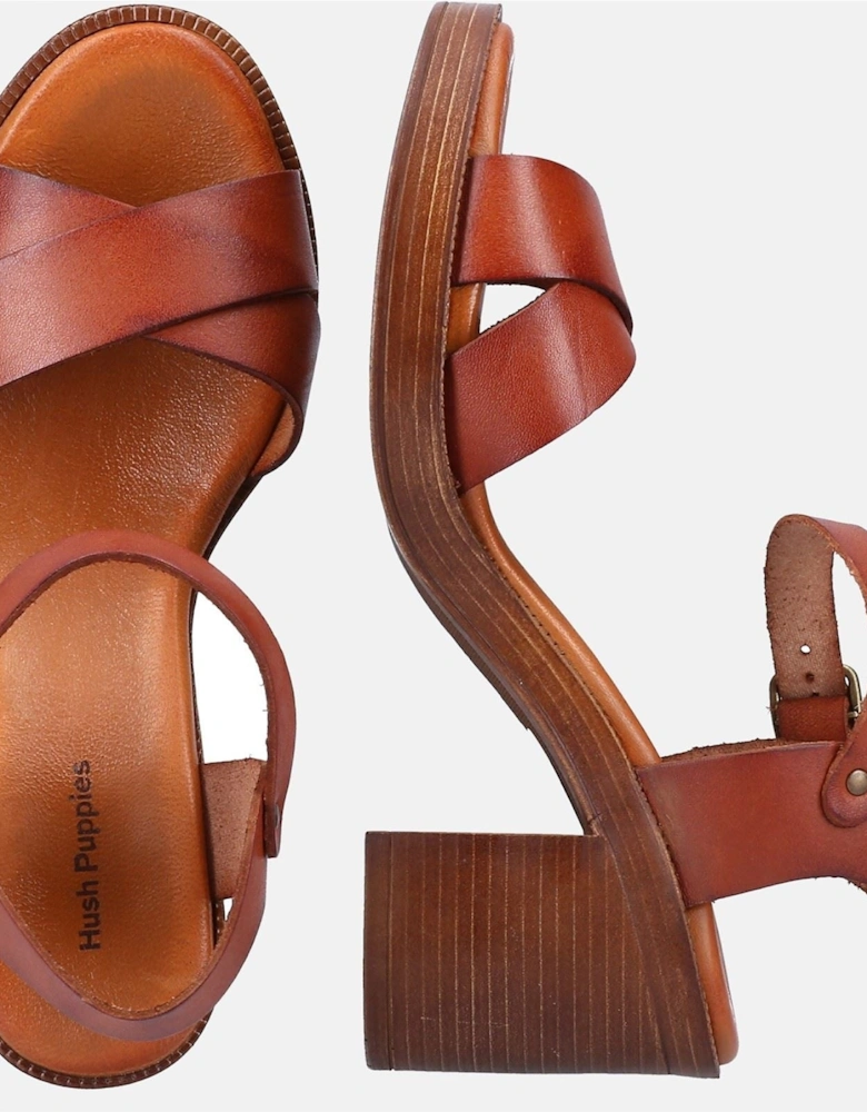 Georgia Leather Women's Tan Sandals