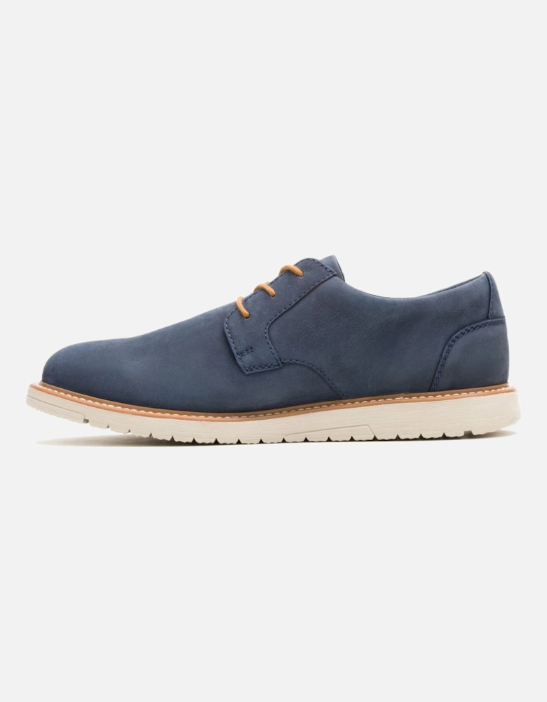 Jenson Oxford Leather Men's Navy Lace-Up Shoes