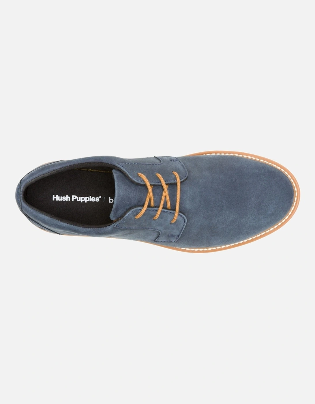 Jenson Oxford Leather Men's Navy Lace-Up Shoes