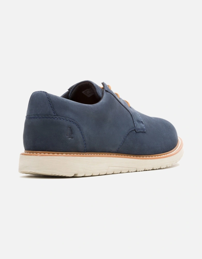 Jenson Oxford Leather Men's Navy Lace-Up Shoes