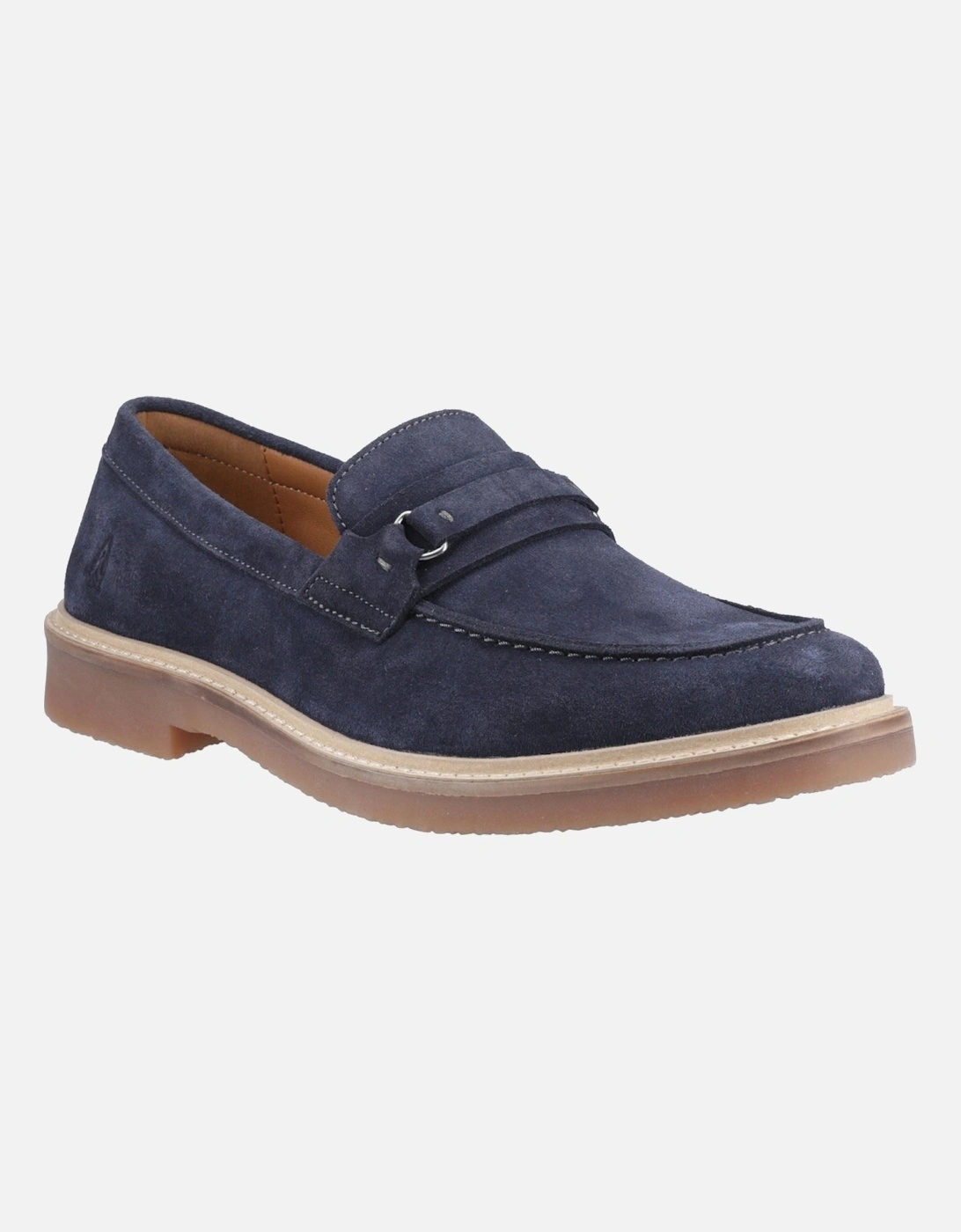 Gryffin Leather Men's Navy Loafers, 6 of 5