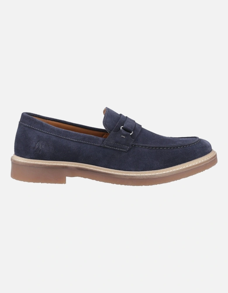 Gryffin Leather Men's Navy Loafers