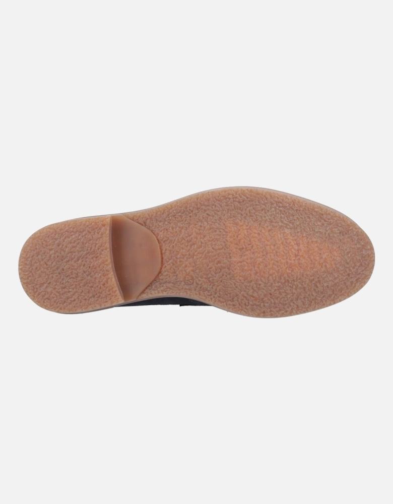 Gryffin Leather Men's Navy Loafers