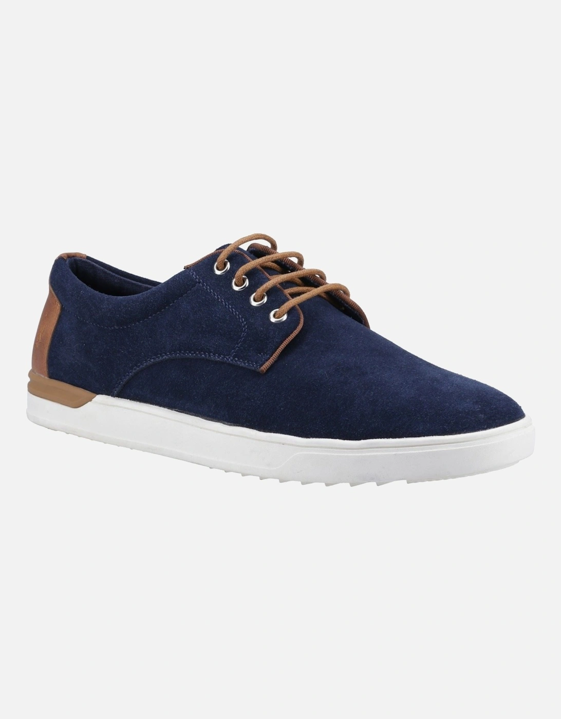Joey Suede Men's Navy Lace-Up Shoes, 10 of 9