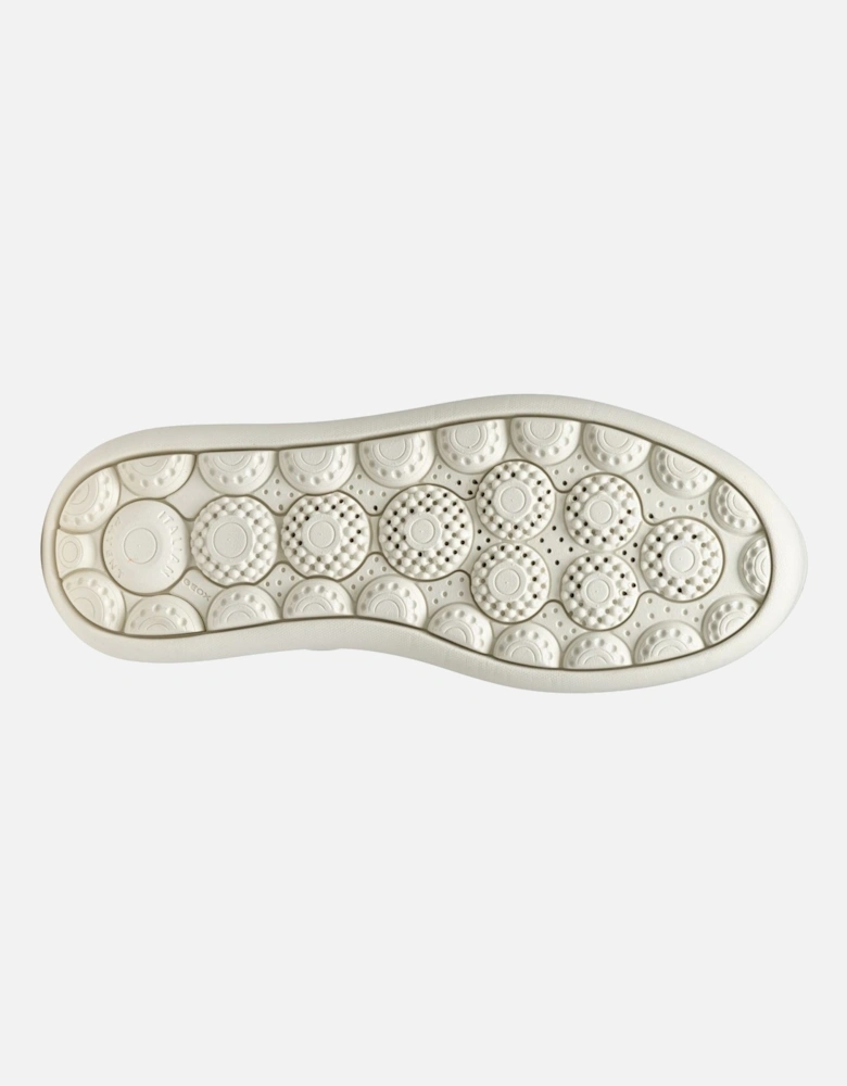 D SPHERICA ECUB-2 Women's White/Light Gold Trainers