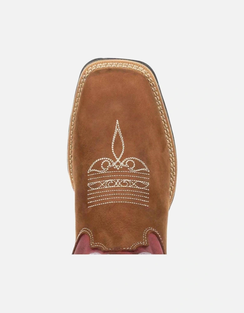 Lady Rebel Leather Women's Briar Brown/Rusty Red Boots
