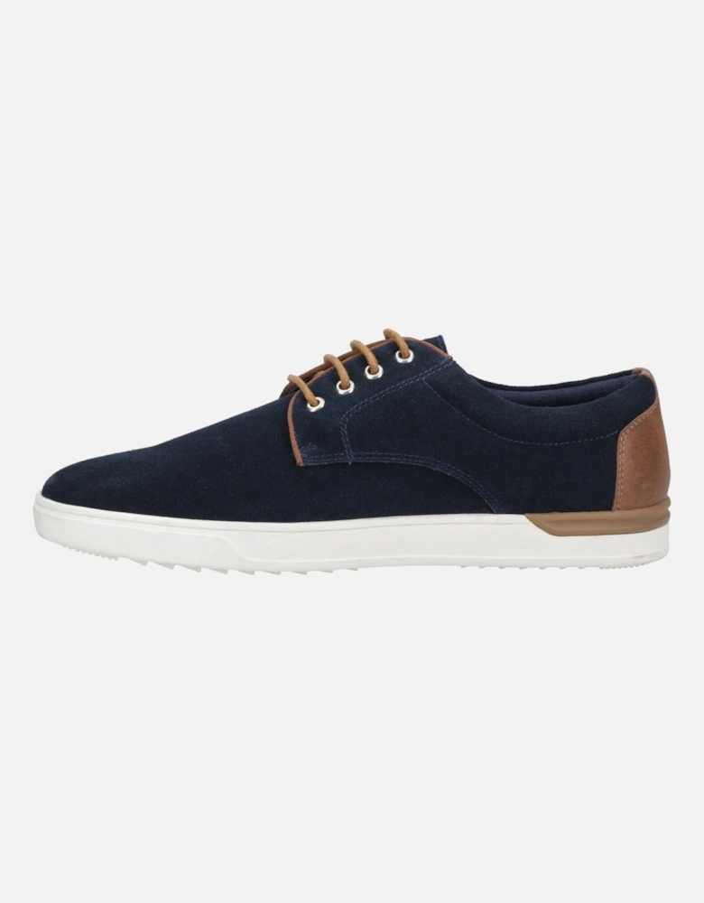 Joey Suede Men's Navy Lace-Up Shoes