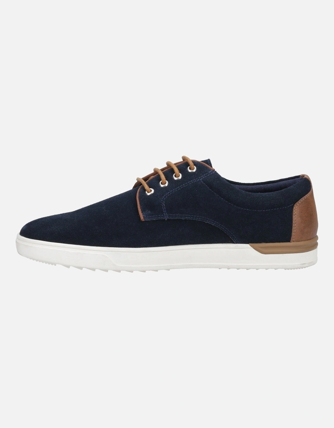 Joey Suede Men's Navy Lace-Up Shoes