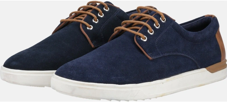 Joey Suede Men's Navy Lace-Up Shoes