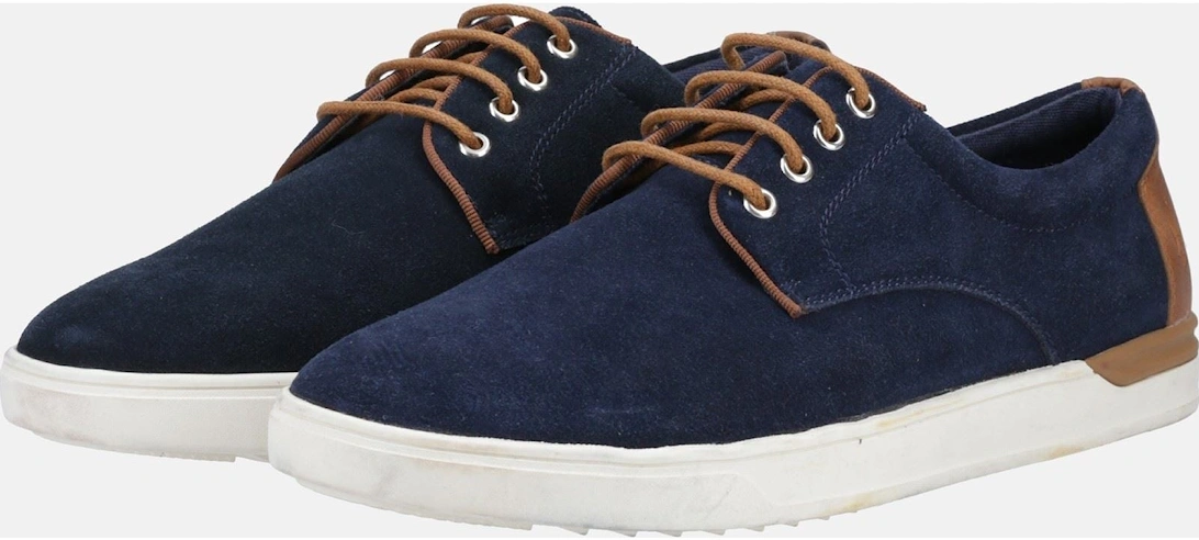 Joey Suede Men's Navy Lace-Up Shoes