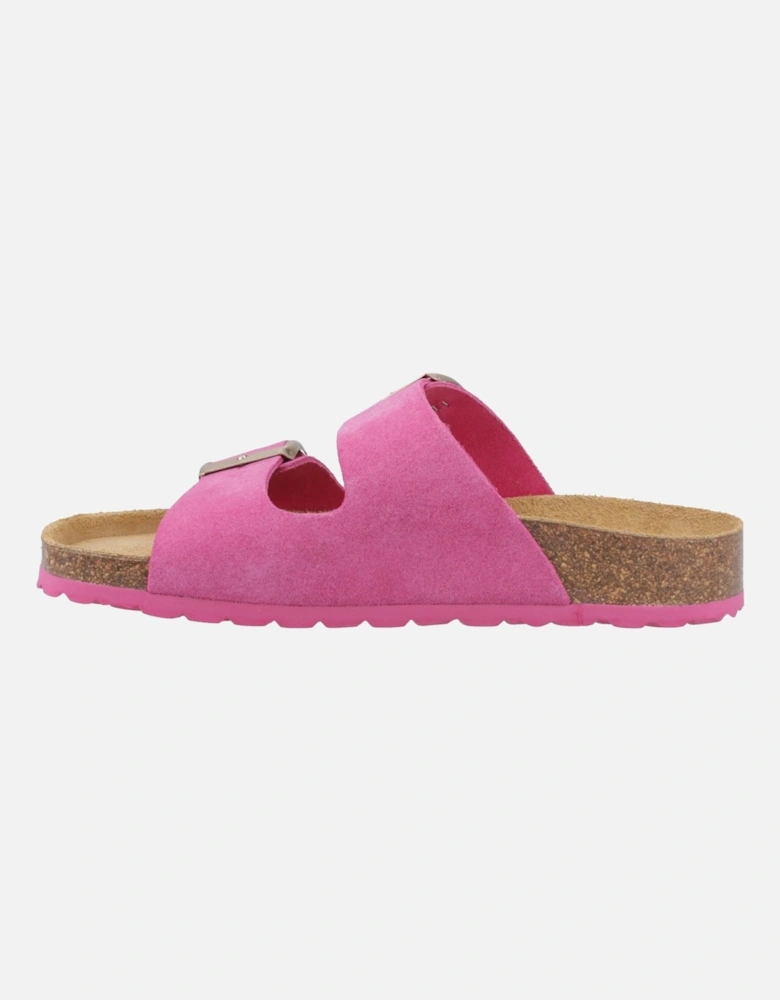 Blaire Suede Women's Fuchsia Sandals