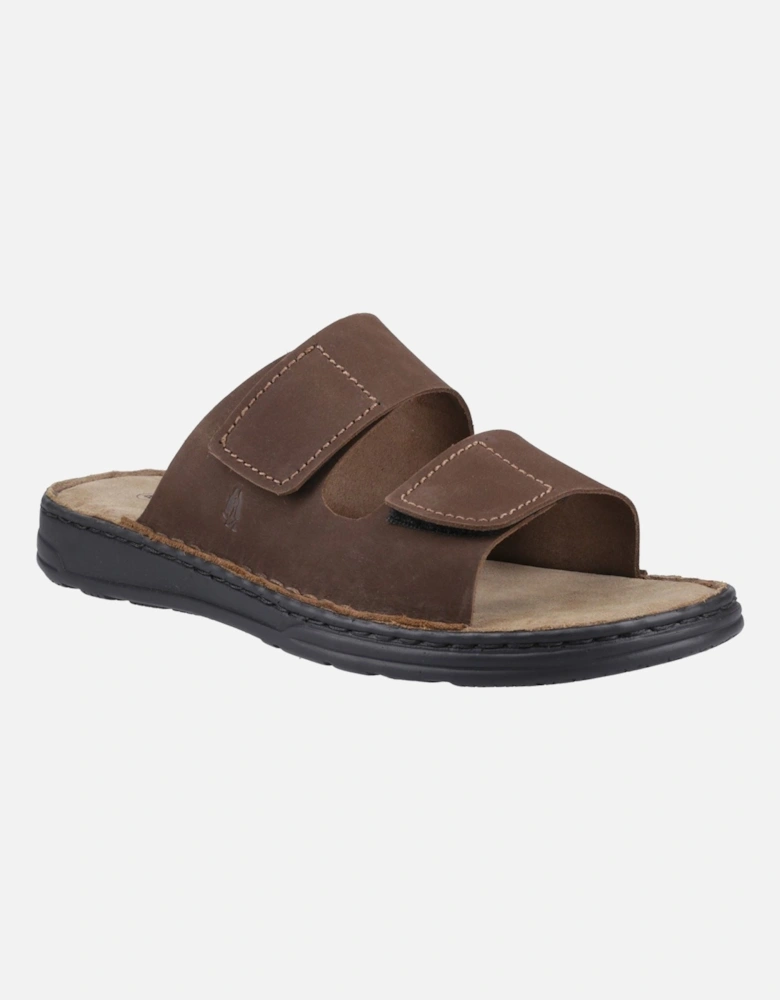 Eugene Leather Men's Brown Sandals