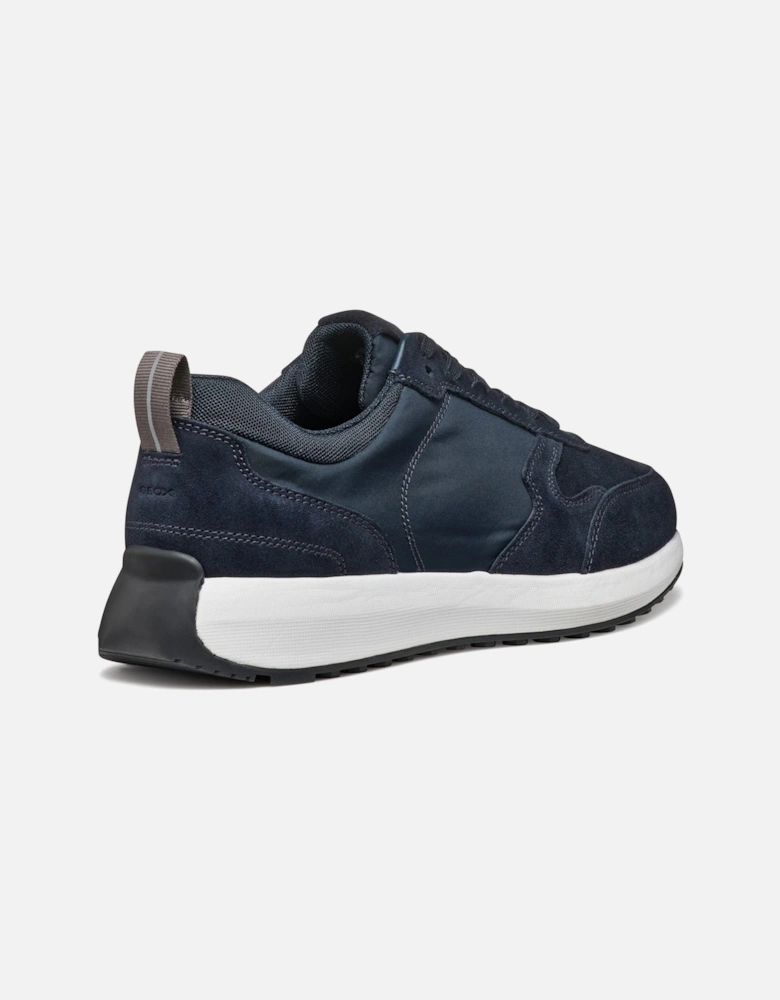 U VOLPIANO Leather Men's Navy Trainers