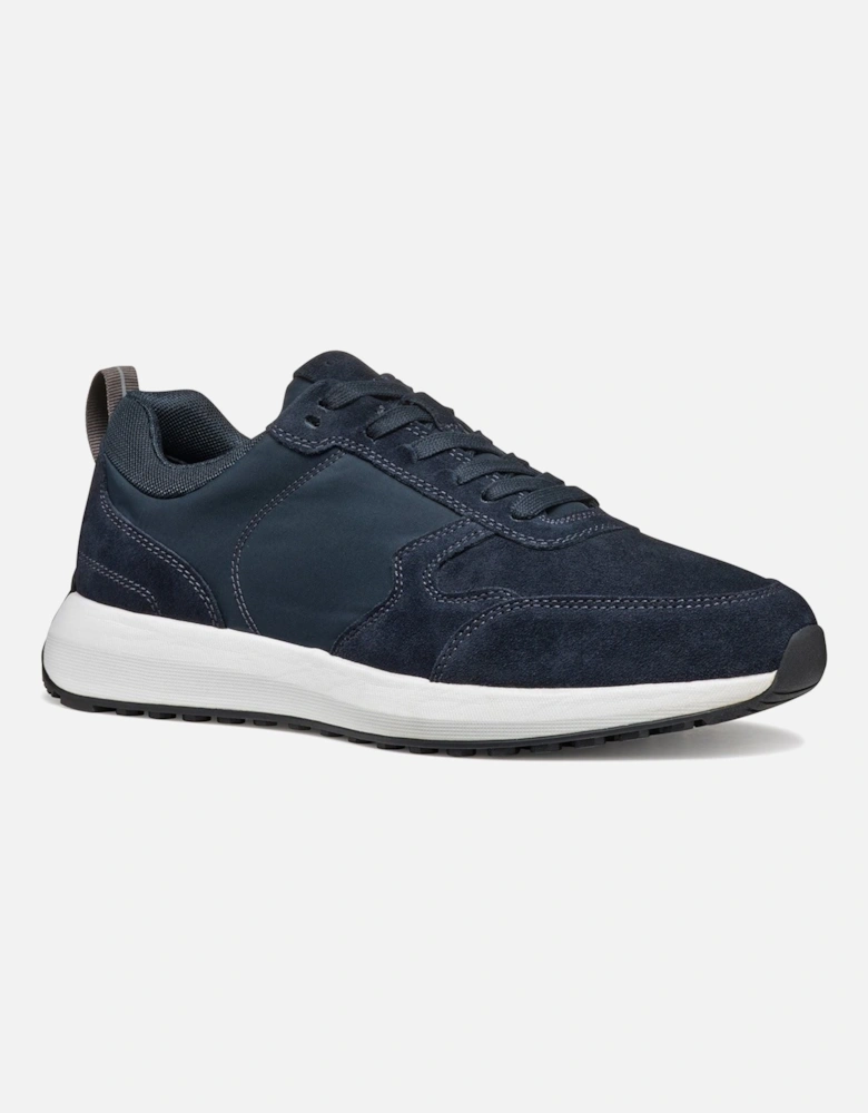 U VOLPIANO Leather Men's Navy Trainers