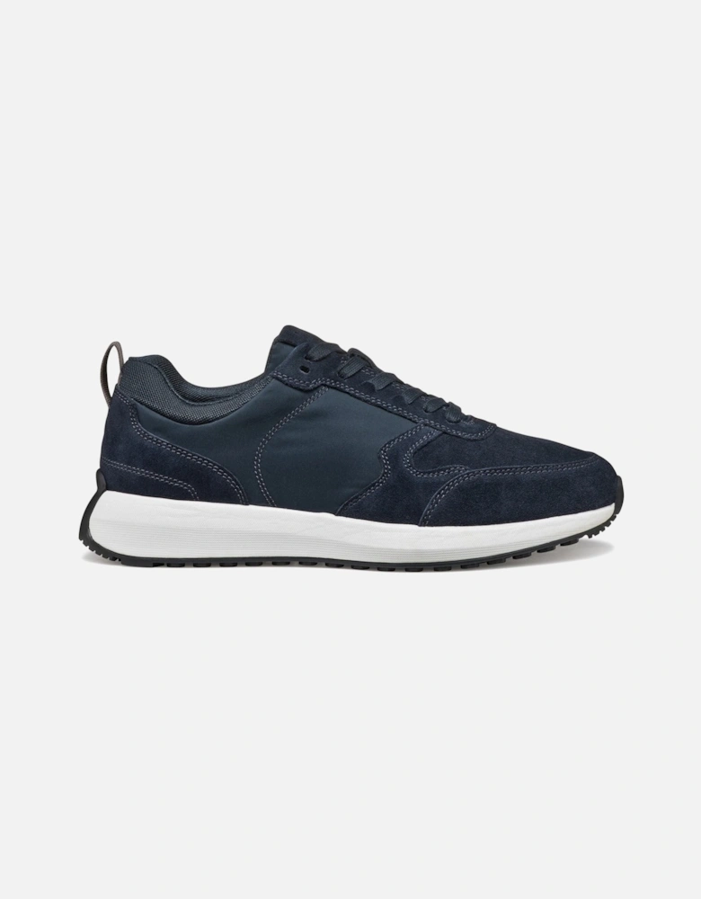 U VOLPIANO Leather Men's Navy Trainers