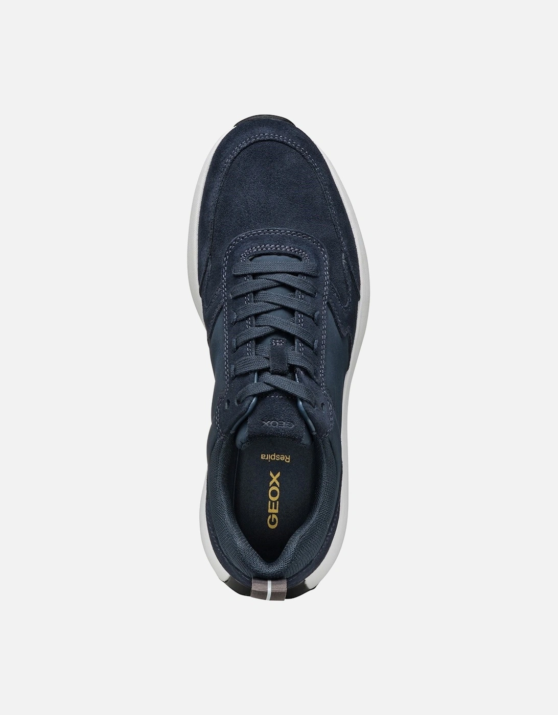 U VOLPIANO Leather Men's Navy Trainers
