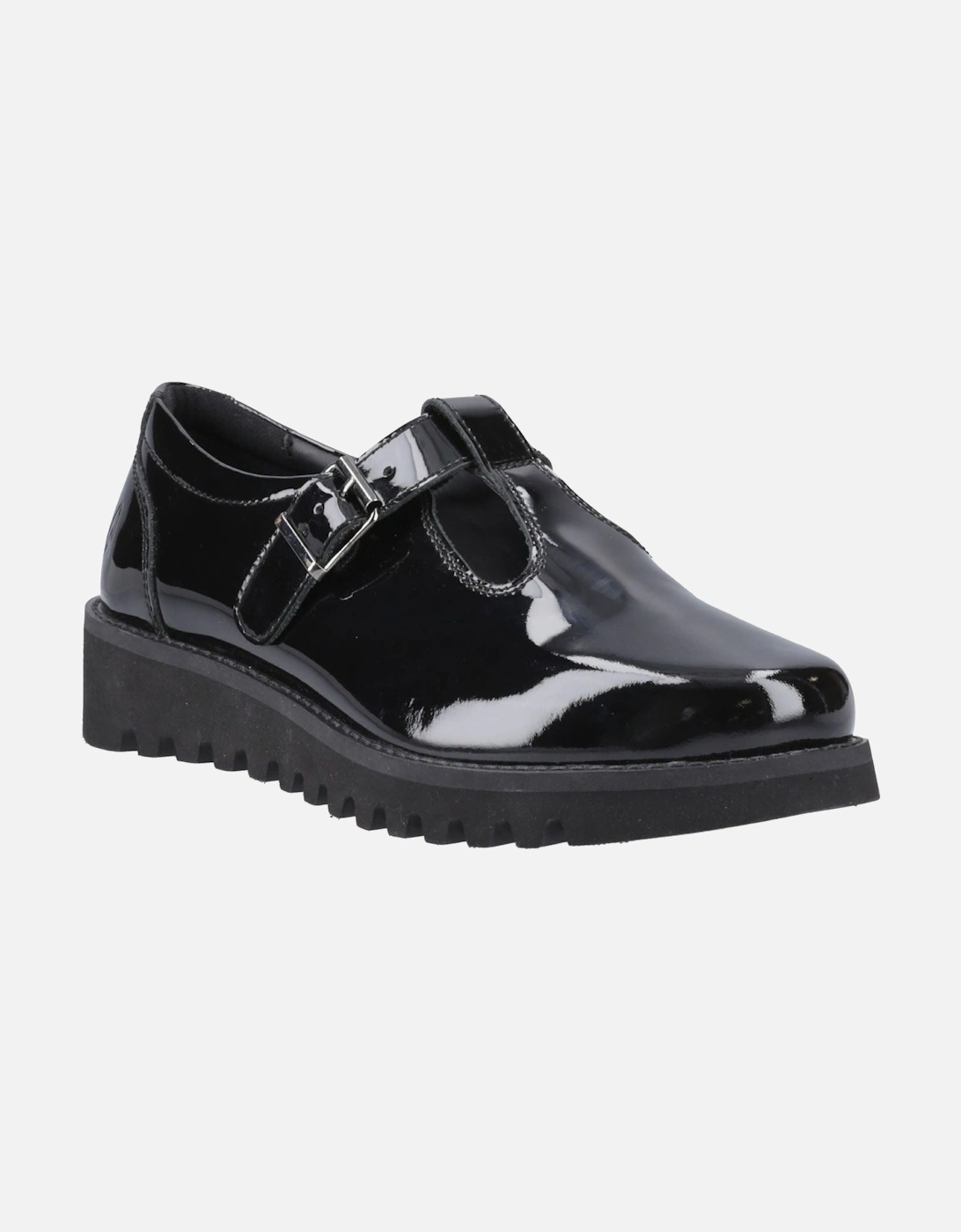 Florrie T-Bar Leather Girls's Black Shoes, 6 of 5