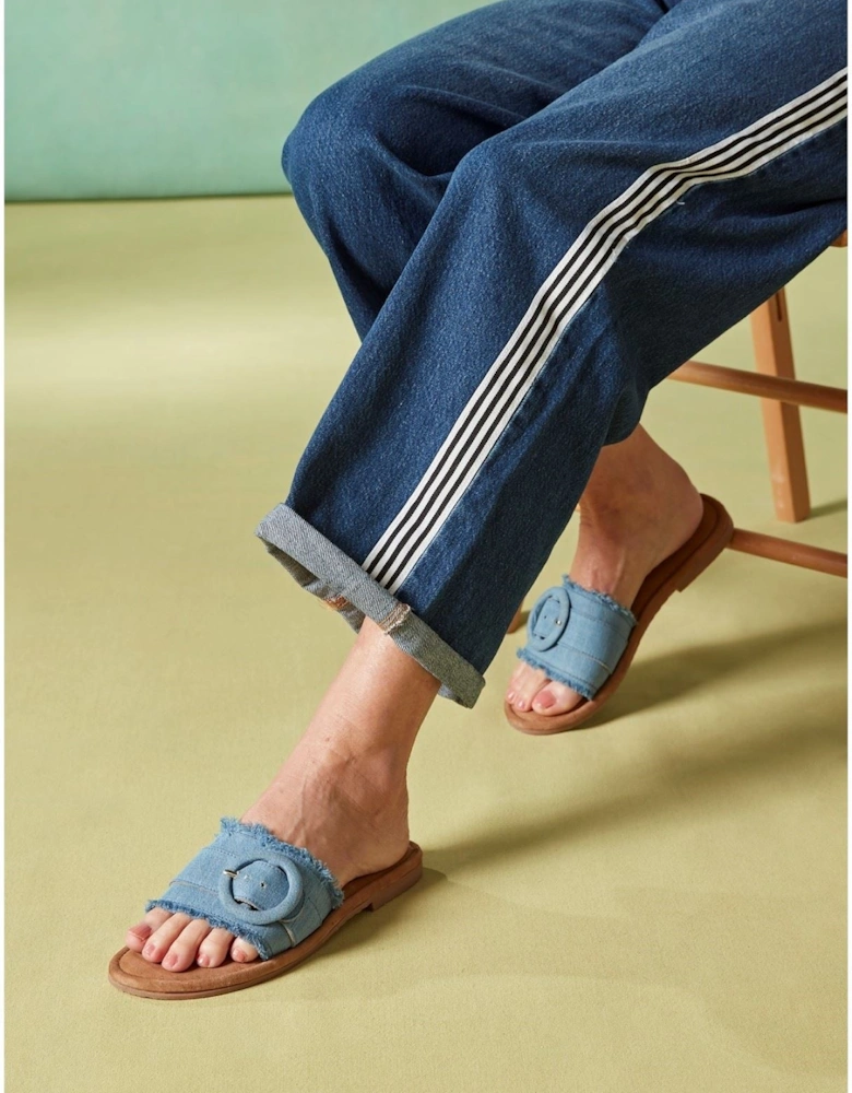 Hayley Textile Women's Denim Sandals