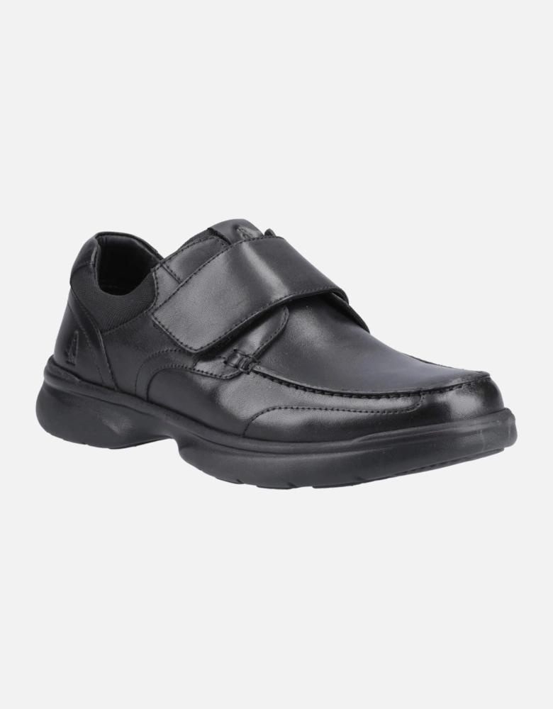 Hector Leather Men's Black Moccasins Shoes