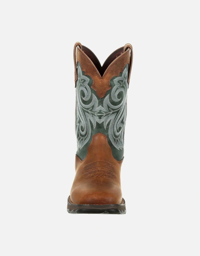 Lady Rebel Leather Women's Brown Evergreen Boots