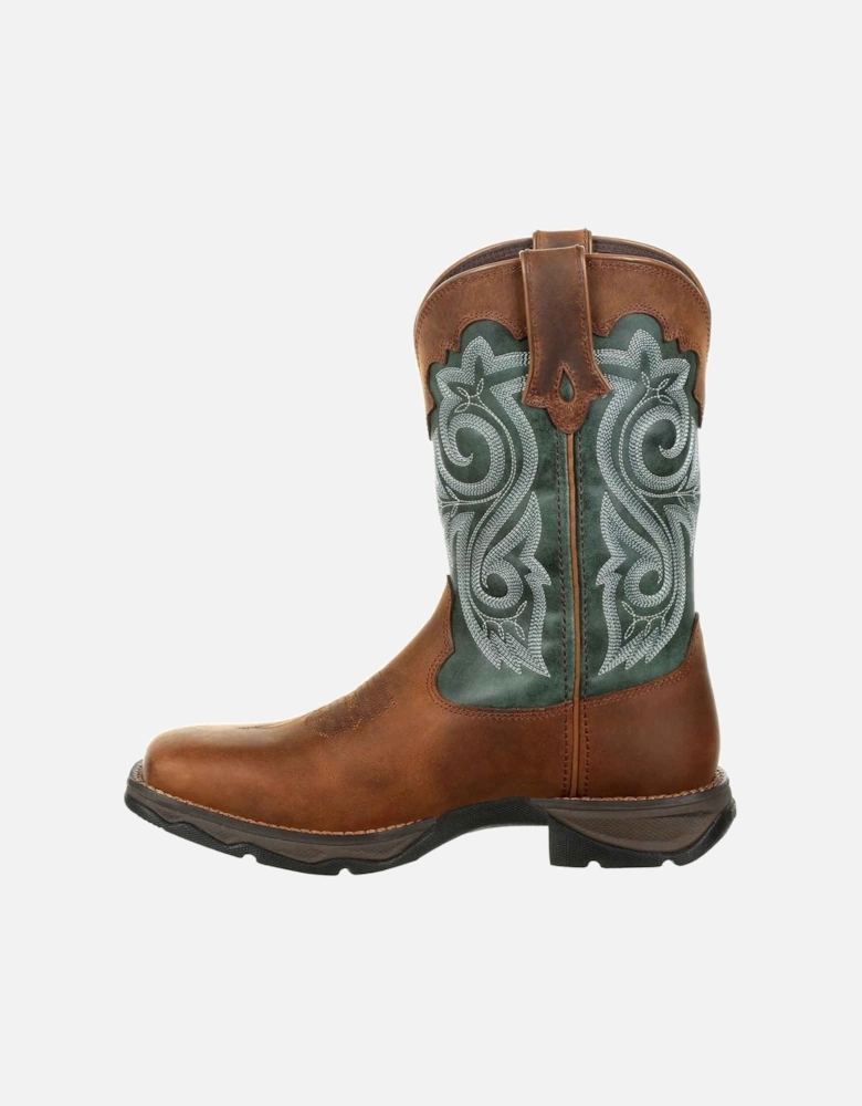 Lady Rebel Leather Women's Brown Evergreen Boots