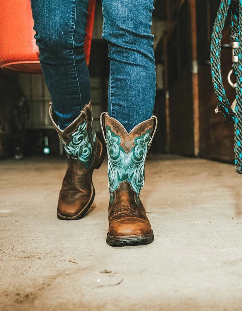 Lady Rebel Leather Women's Brown Evergreen Boots