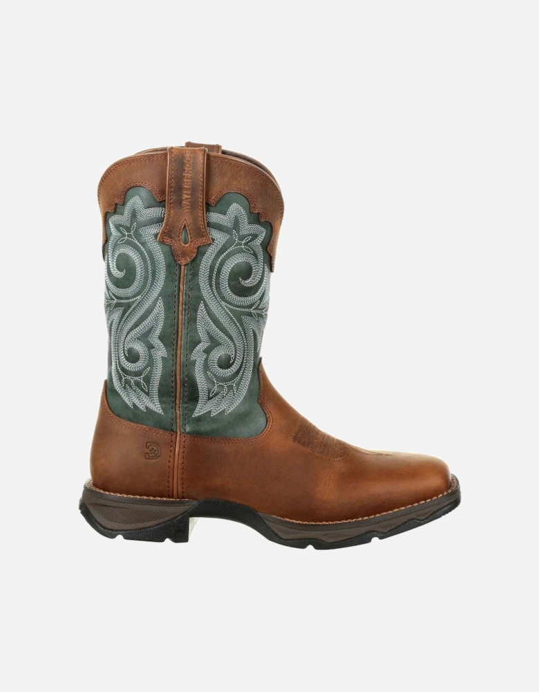 Lady Rebel Leather Women's Brown Evergreen Boots