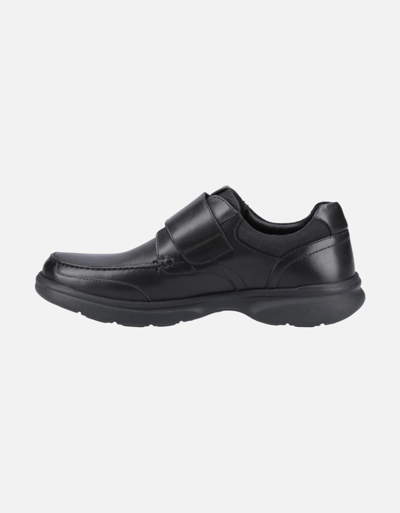 Hector Leather Men's Black Moccasins Shoes
