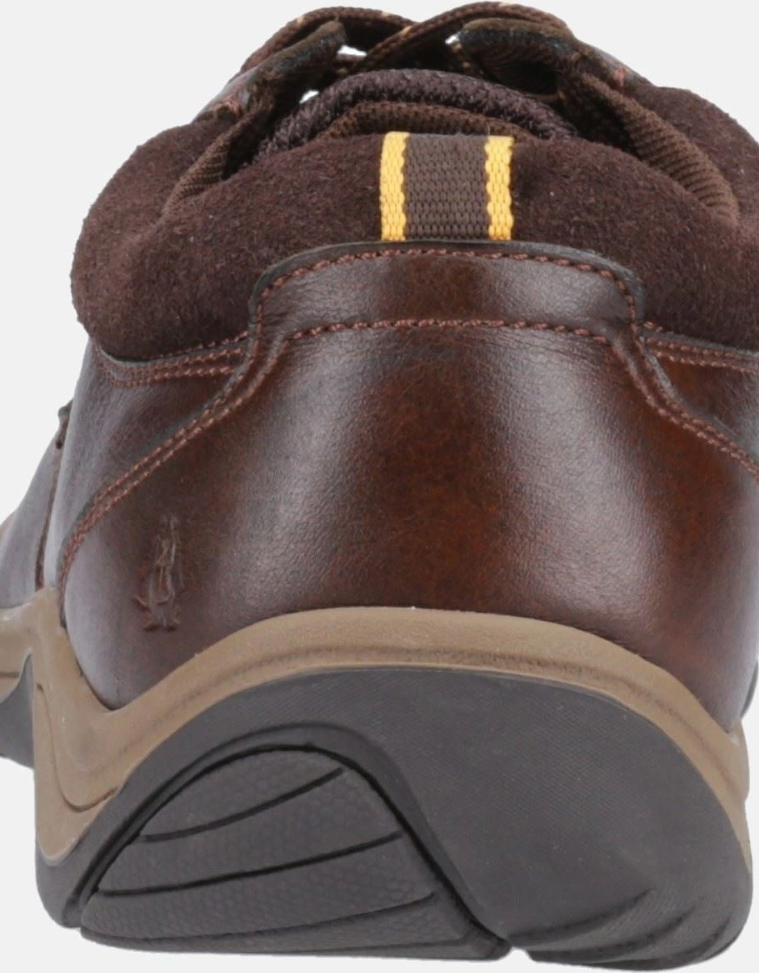 Derek Leather Men's Coffee Lace-Up Shoes